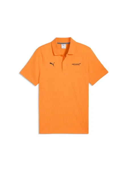 PUMA żakardowa koszulka polo McLAREN RACING Akcesoria S pomarańczowy
