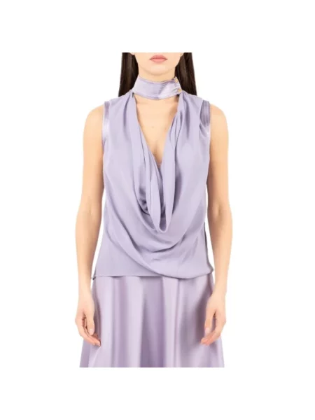 Top Elisabetta Franchi fioletowy