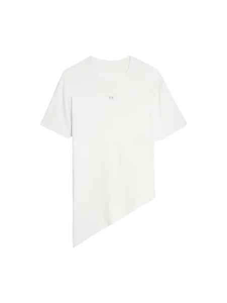 Koszulka Zadig & Voltaire z krótkim rękawem asymetryczna biała