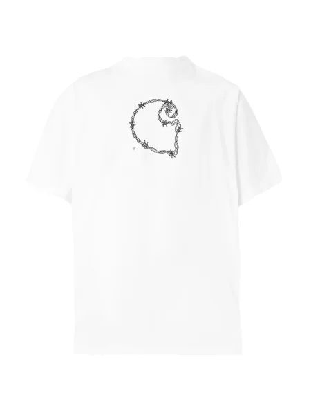 Carhartt WIP Tricou Barbwire negru alb