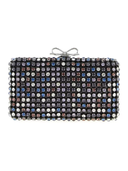 Satynowa kopertówka Self-portrait