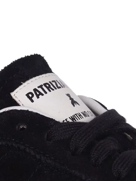 Sneakerși Patrizia Pepe din piele de căprioară negru