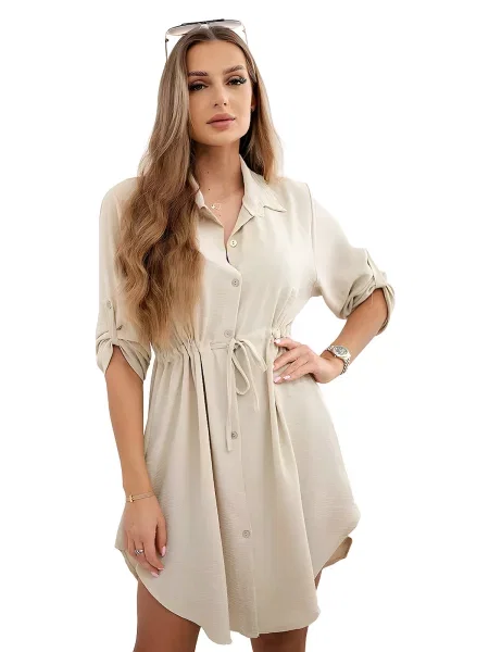 Lumera Šaty Stella tmavobéžová