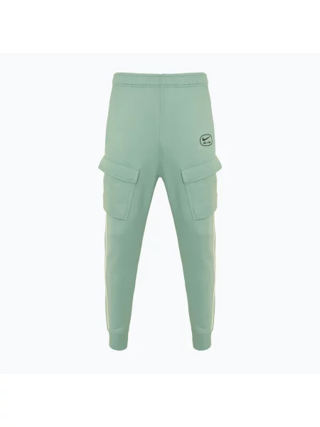 Kalhoty Nike Air Fleece Cargo denim turqoise/black černé