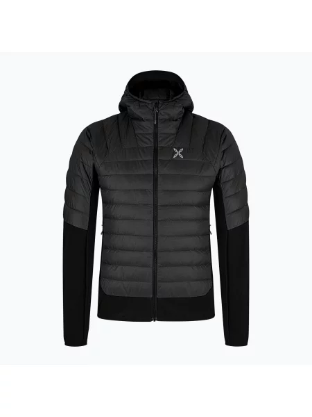 Geacă de schi de tură pentru bărbați Montura Peak Hybrid Hooded black negru