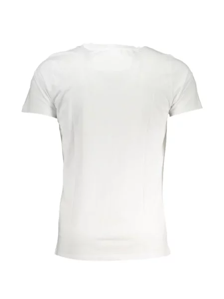 Tricou Cavalli Class cu imagine alb
