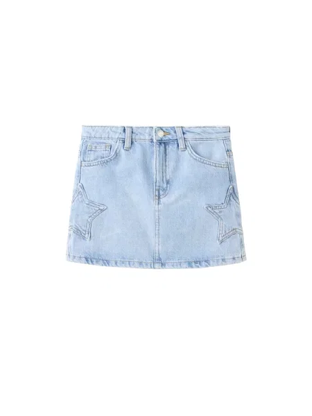 MANGO KIDS Fustă AITANA denim albastru