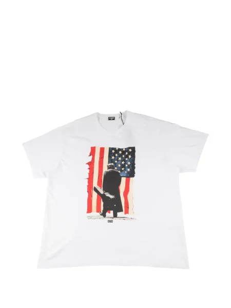 Tricou Kith cu imagine alb
