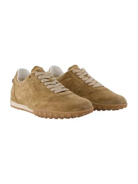 Sneakersy Tod's skórzane brązowe