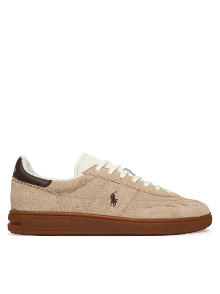 Tenisice od brušene kože Polo Ralph Lauren Mdrn Trn bež