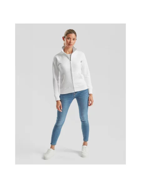 Bluza dresowa Fruit of the Loom Premium biała