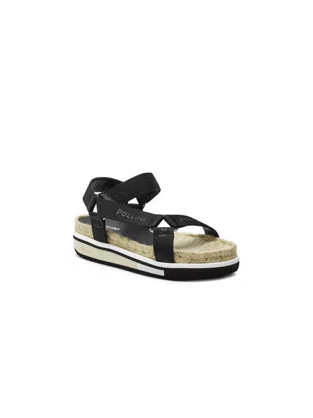 Espadrilky Pollini černé
