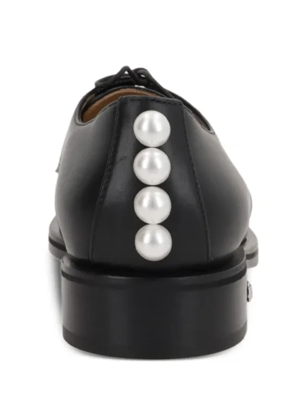 Ниски обувки Mach & Mach с връзки с дантела черно