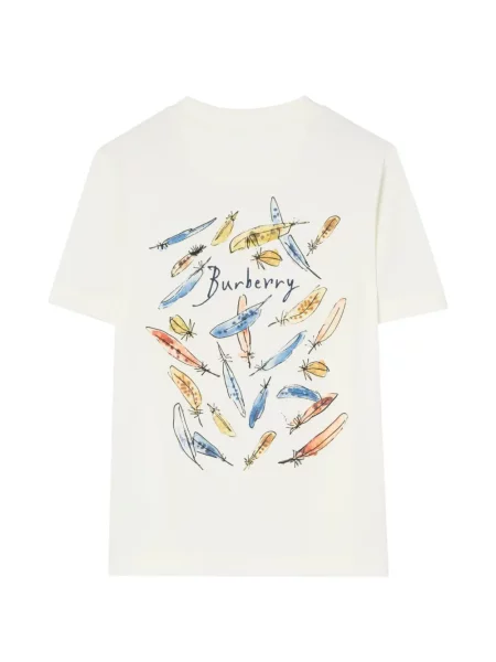 Tricou Burberry cu pene