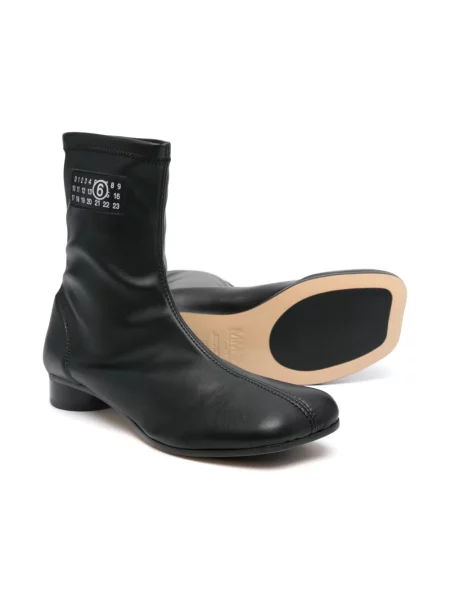 Botki dziecięce Mm6 Maison Margiela czarne