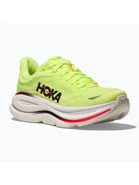 Мъжки обувки за бягане HOKA Bondi 9 neon yuzu/sunlight зелено