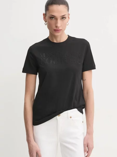 Majica Versace Jeans Couture za žene crna