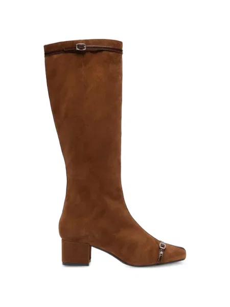 Botine Carel Paris cu cataramă maro