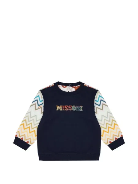 Sweter dziecięcy Missoni niebieski