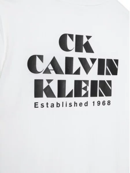 Calvin Klein Jeans Marškinėliai Resort Graphic balta