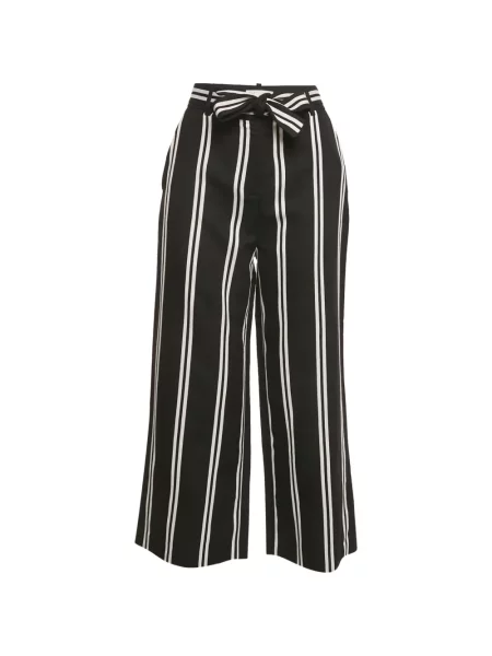 Pantaloni Maje cu dungi negru