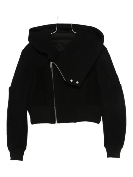 Geacă Rick Owens cu glugă negru
