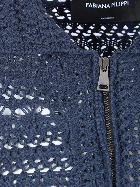Cardigan Fabiana Filippi albastru