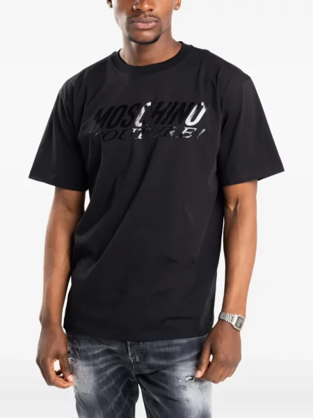 Tricou Moschino cu imagine negru
