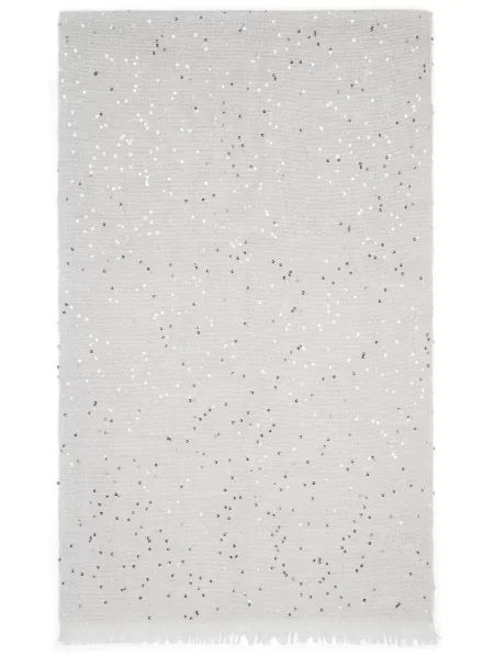 Šal Brunello Cucinelli sa šljokicama plava