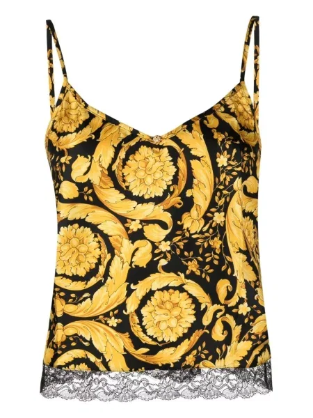 Maiou Versace de mătase cu imagine negru