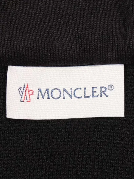 Geacă cu puf Moncler cu glugă negru