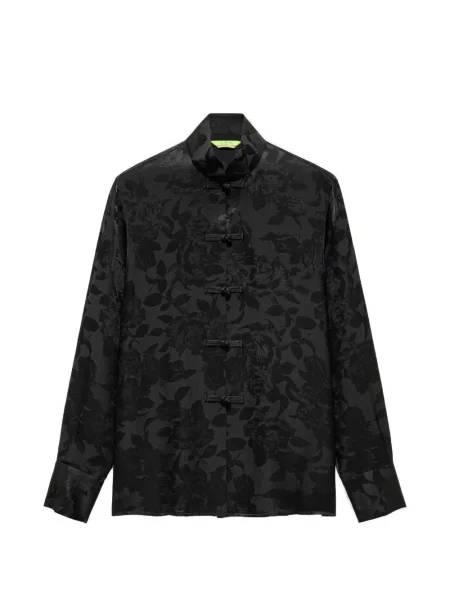 Bluză Shanghai Tang din jacard negru