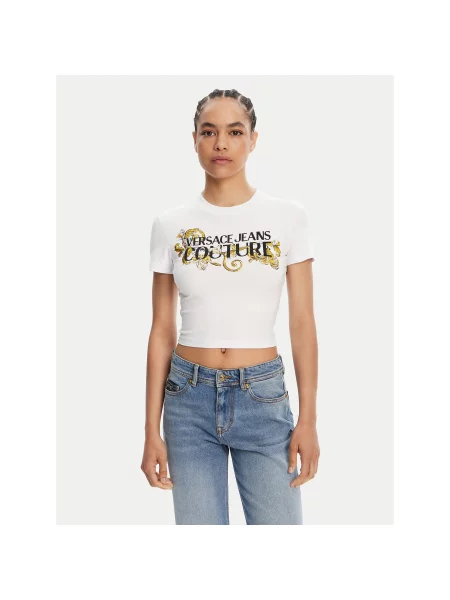 Versace Jeans Couture T-shirt Slim Fit bijela