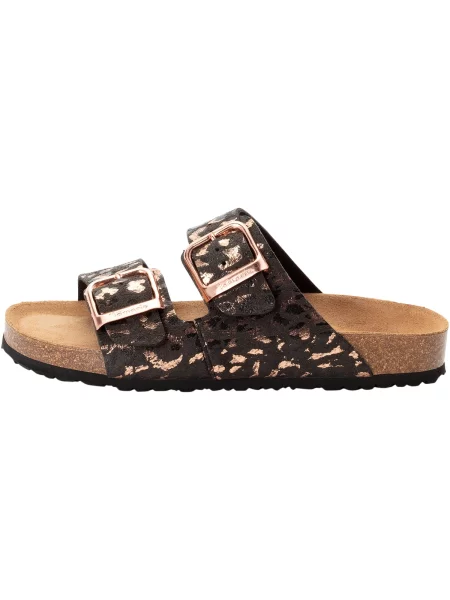 Tamaris Saboți bronz / gri deschis negru