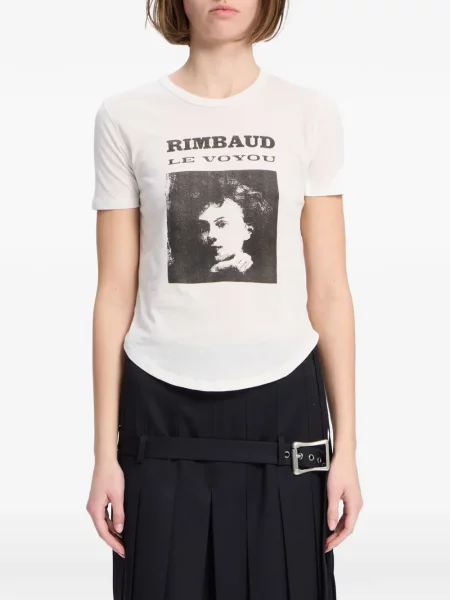 Tricou Ann Demeulemeester cu imagine
