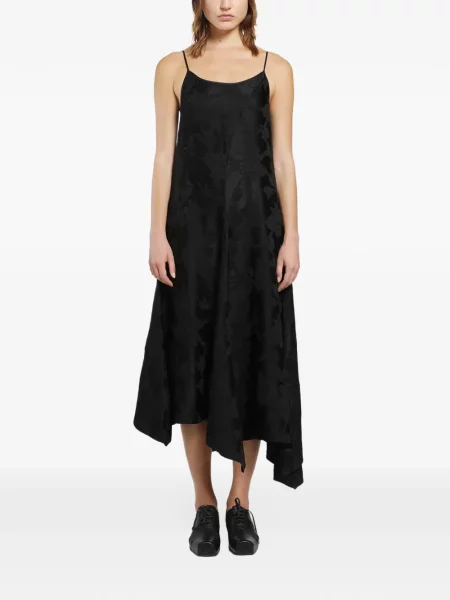 Rochie Uma Wang din jacard asimetrică negru
