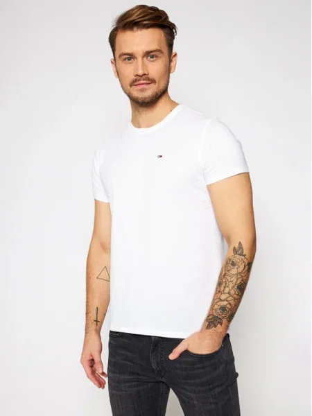 Jersey póló Tommy Jeans fehér
