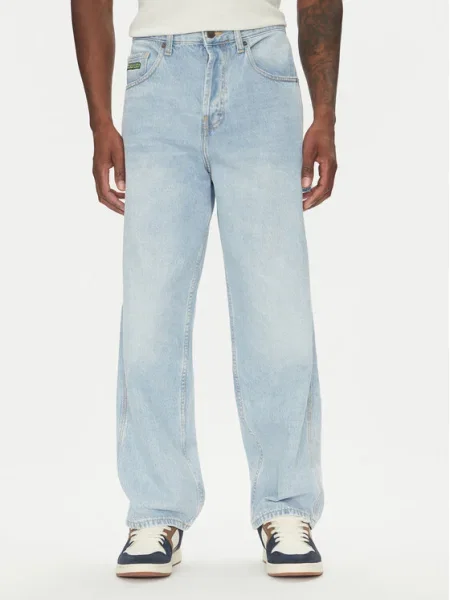 DC Shoes Blugi Worker Baggy Carpenter Ril celest albastru