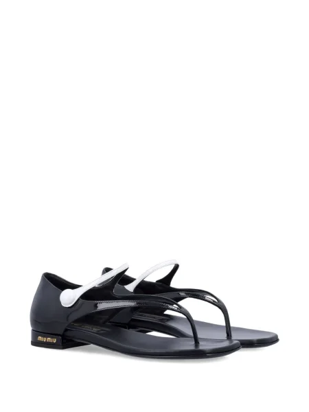 Pantofi cu toc Miu Miu negru