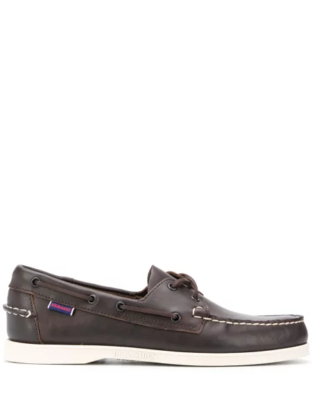 Pantofi Sebago din dantelă maro