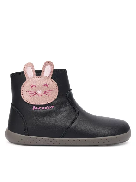 Dječje zimske kožne cipele Garvalin crna