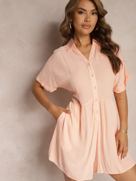 Salopeta Scurtă din cu Vikoti portocalie