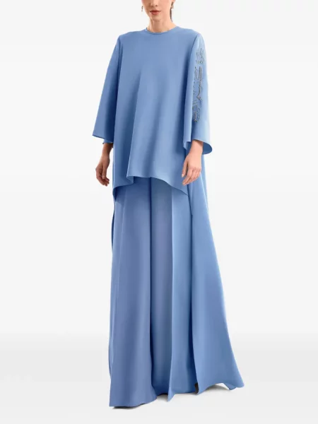 Pantaloni Gemy Maalouf albastru