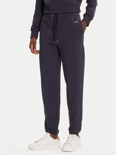 Gant Pantaloni trening Shield Bleumarin