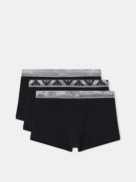 Труси Emporio Armani бавовна/еластан чорний