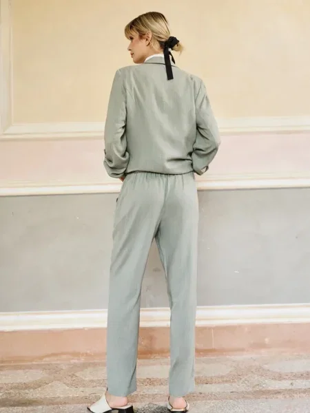 Pantaloni Marisse alb