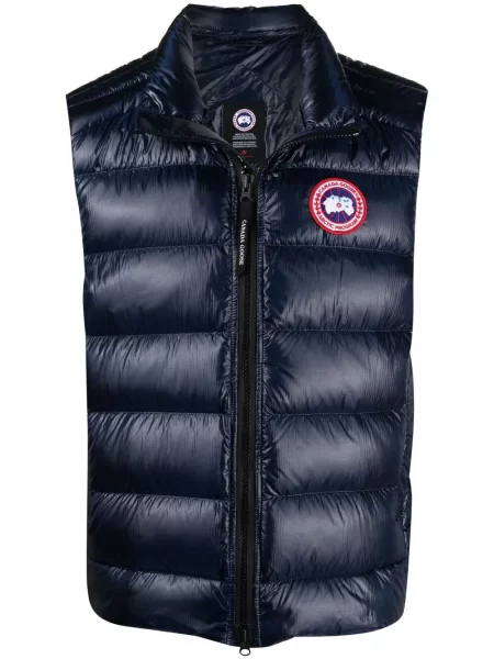 Vestă din puf Canada Goose albastru