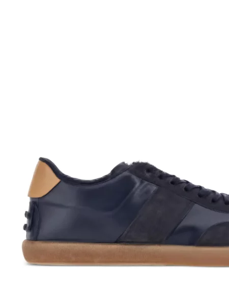 Sneakerși Tod's din piele albastru