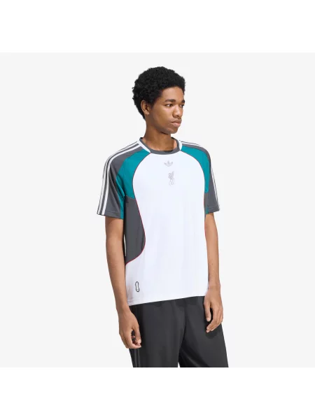 Тениска Adidas Originals от джърси бяло