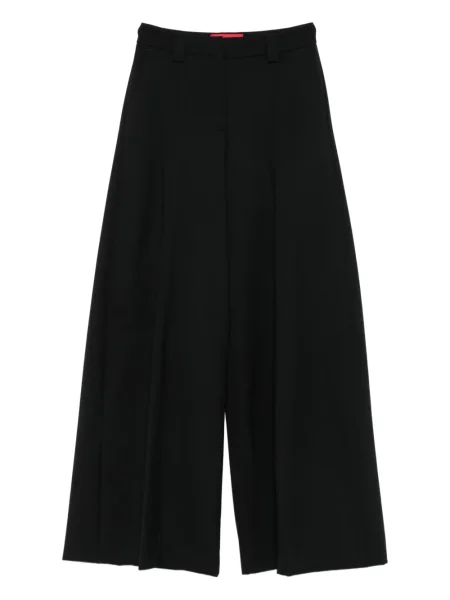 Плисирани панталон Thelatest черно